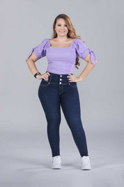 Denim Push Up Plus Size Jeggins