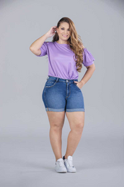 High Waist Plus Size Short