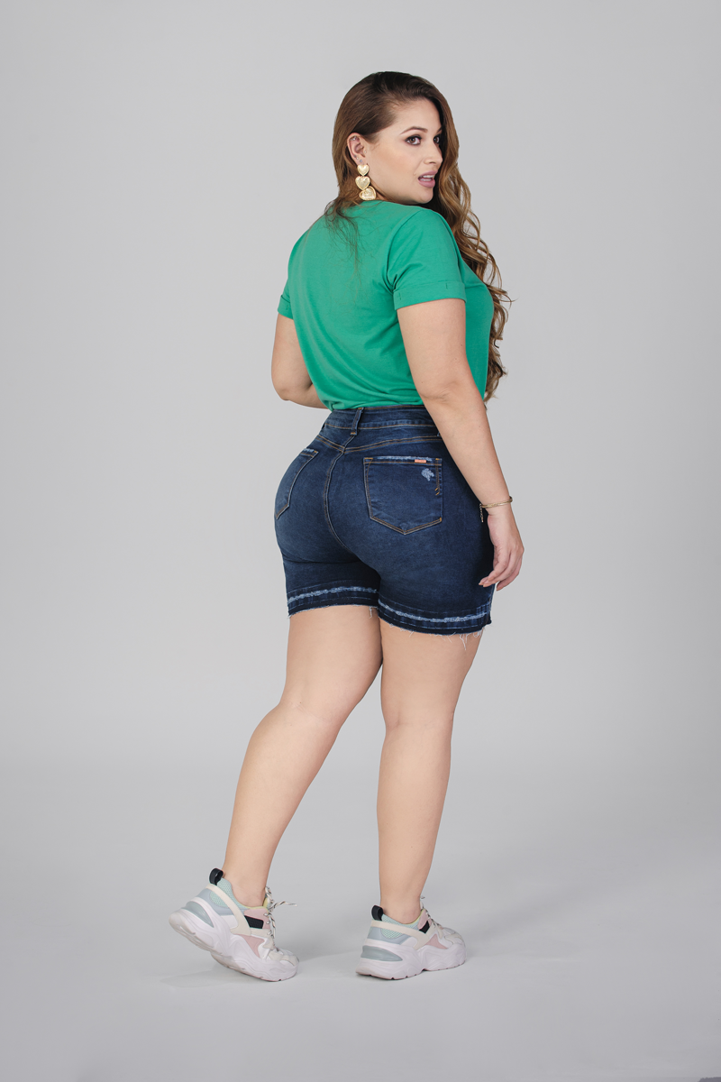 High Waist Plus Size Short