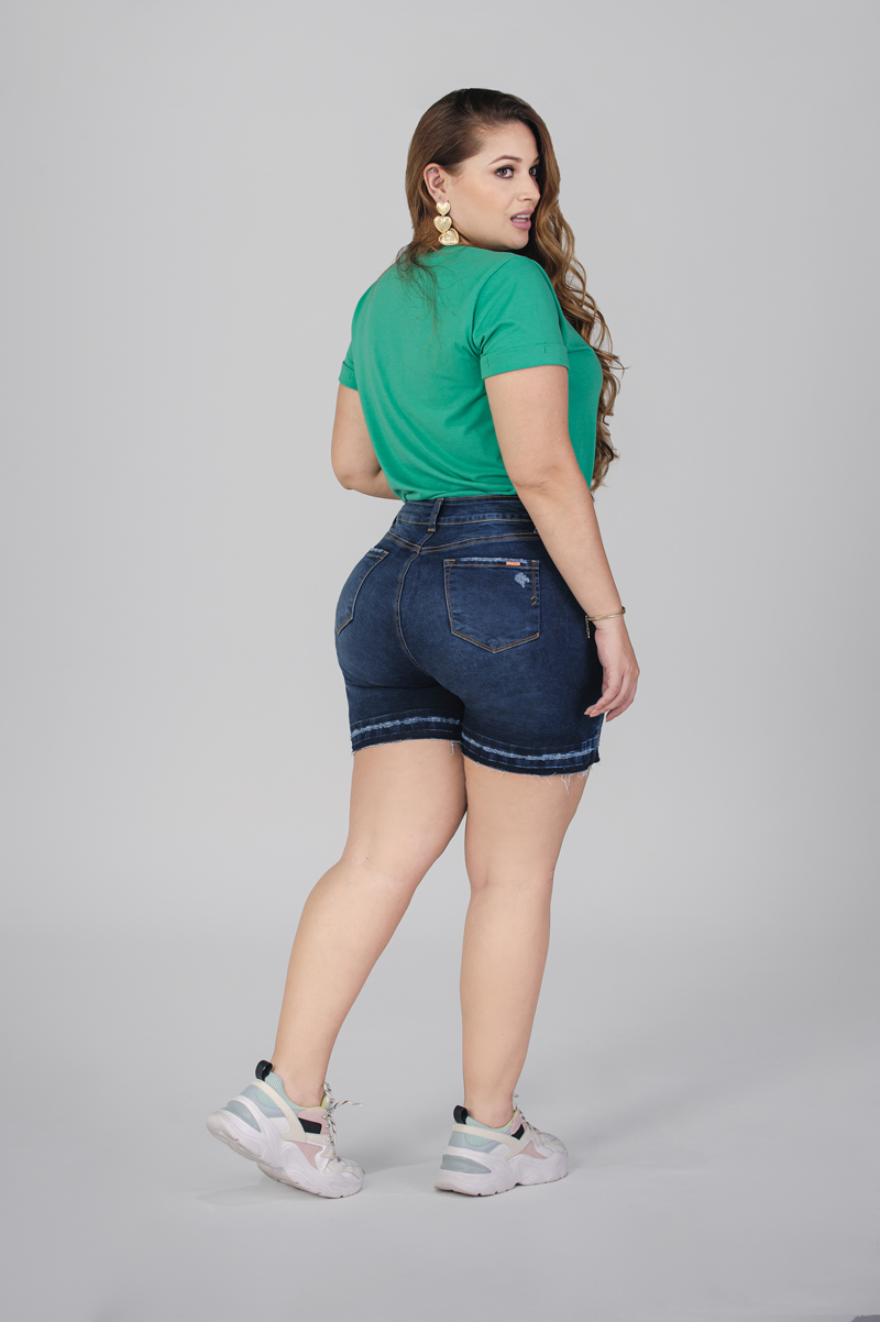 High Waist Plus Size Short