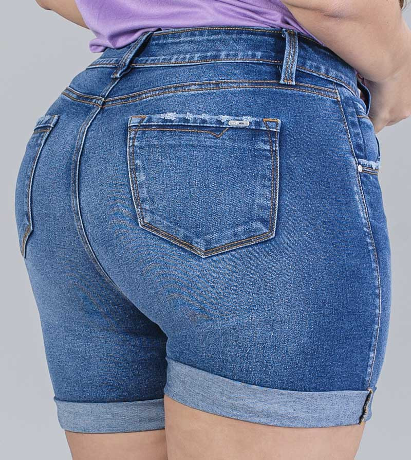High Waist Plus Size Short