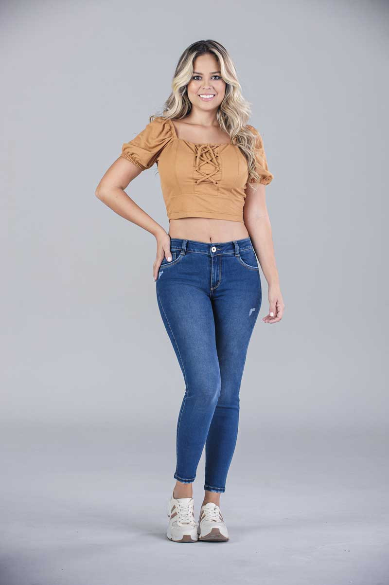 High Waist Push Up Jean