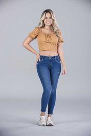 High Waist Push Up Jean