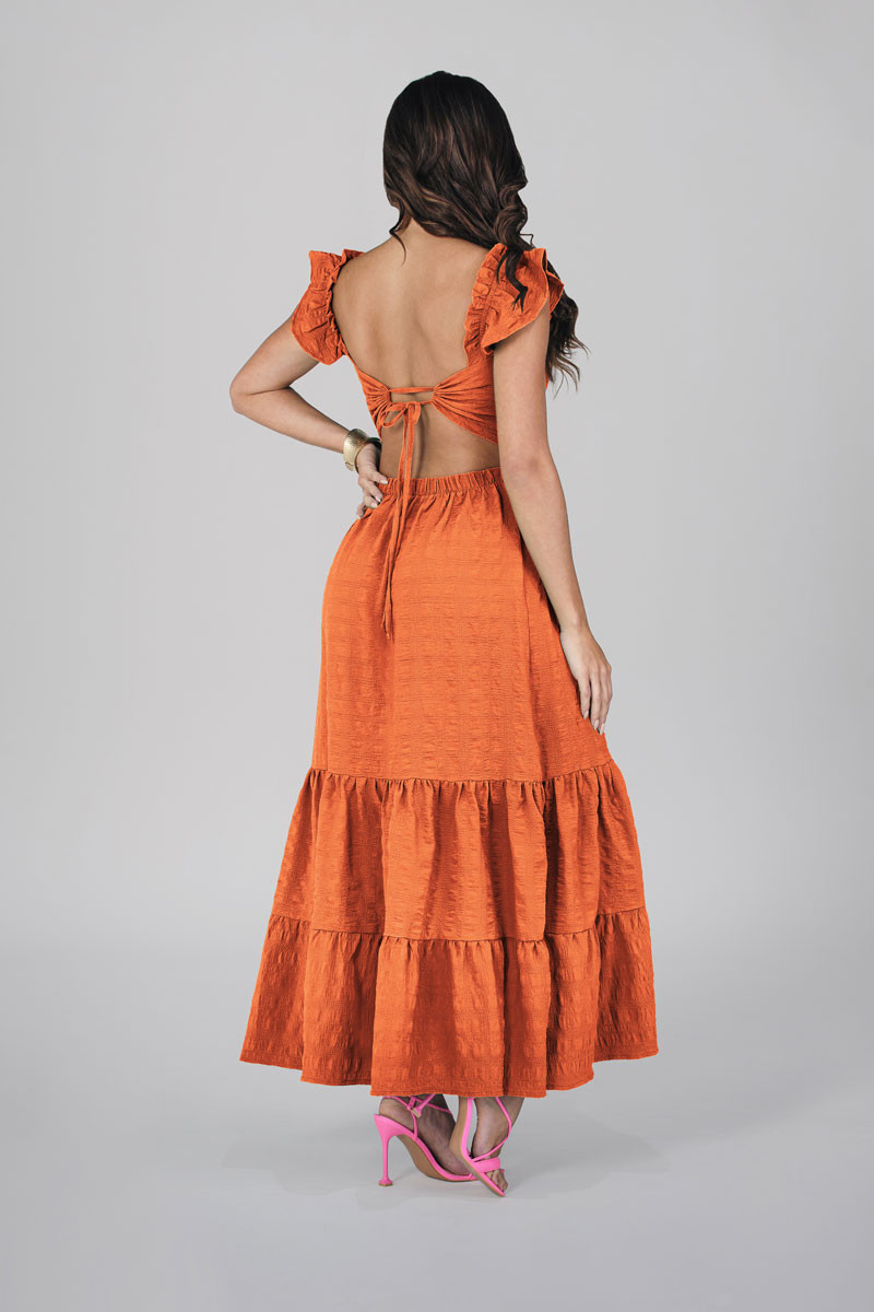 Long Cut Dress