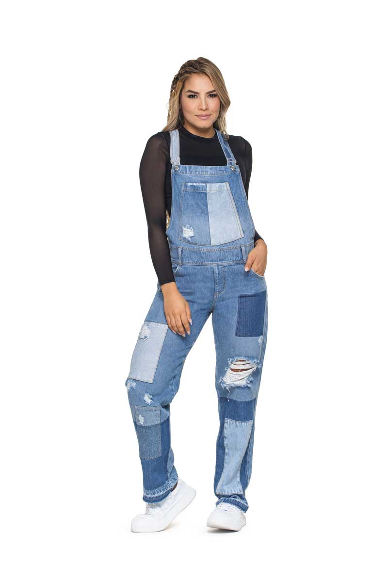 Loose Fit Denim Overall