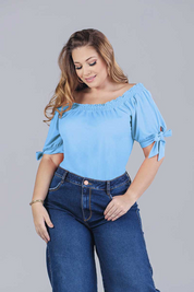 Off Shoulder Plus Size Blouse