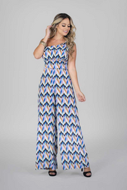 One Shoulder Casual Wide Leg Jumpsuit