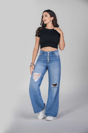 Palazzo Push Up Jean