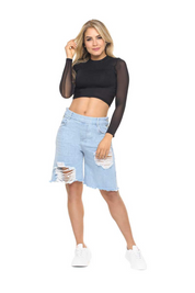 Relax Denim Bermuda
