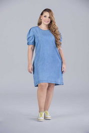 Short Cut Plus Size Dress