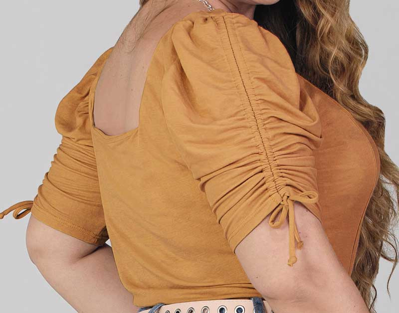 Short Sleeve Plus Size Blouse