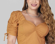Short Sleeve Plus Size Blouse