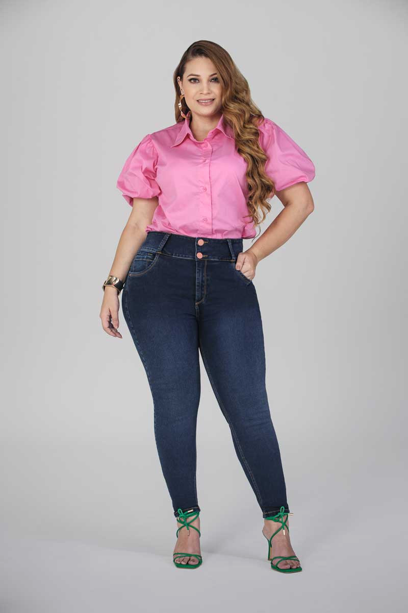 Skinny Push Up Plus Size Jean