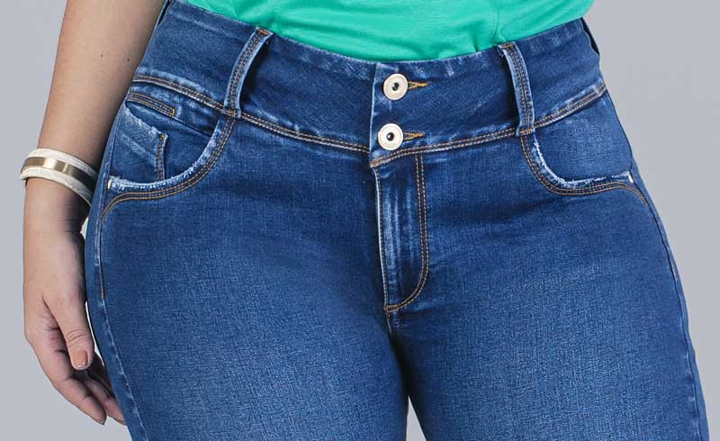 Skinny Push Up Plus Size Jean