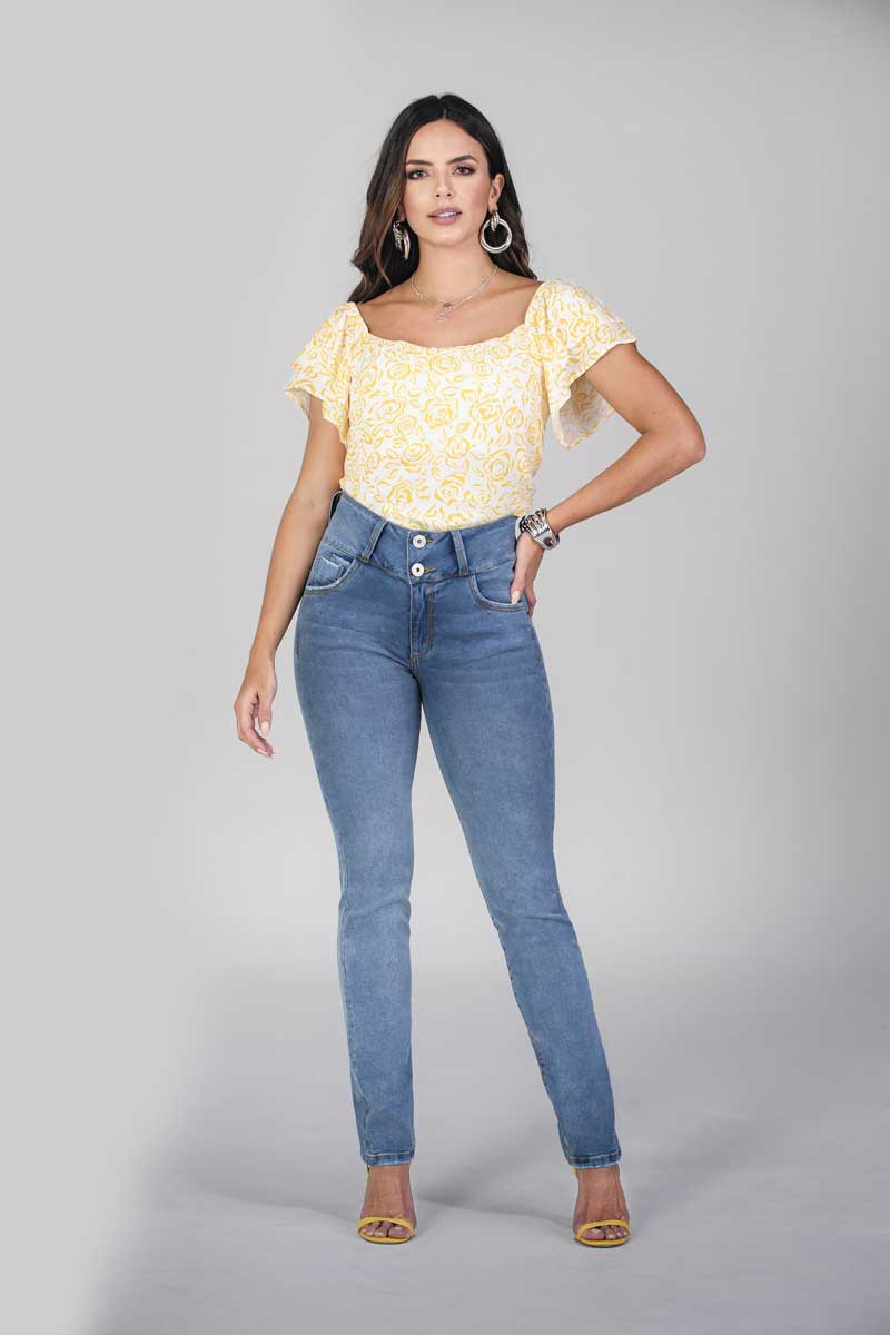 Tummy Control Push Up Jean