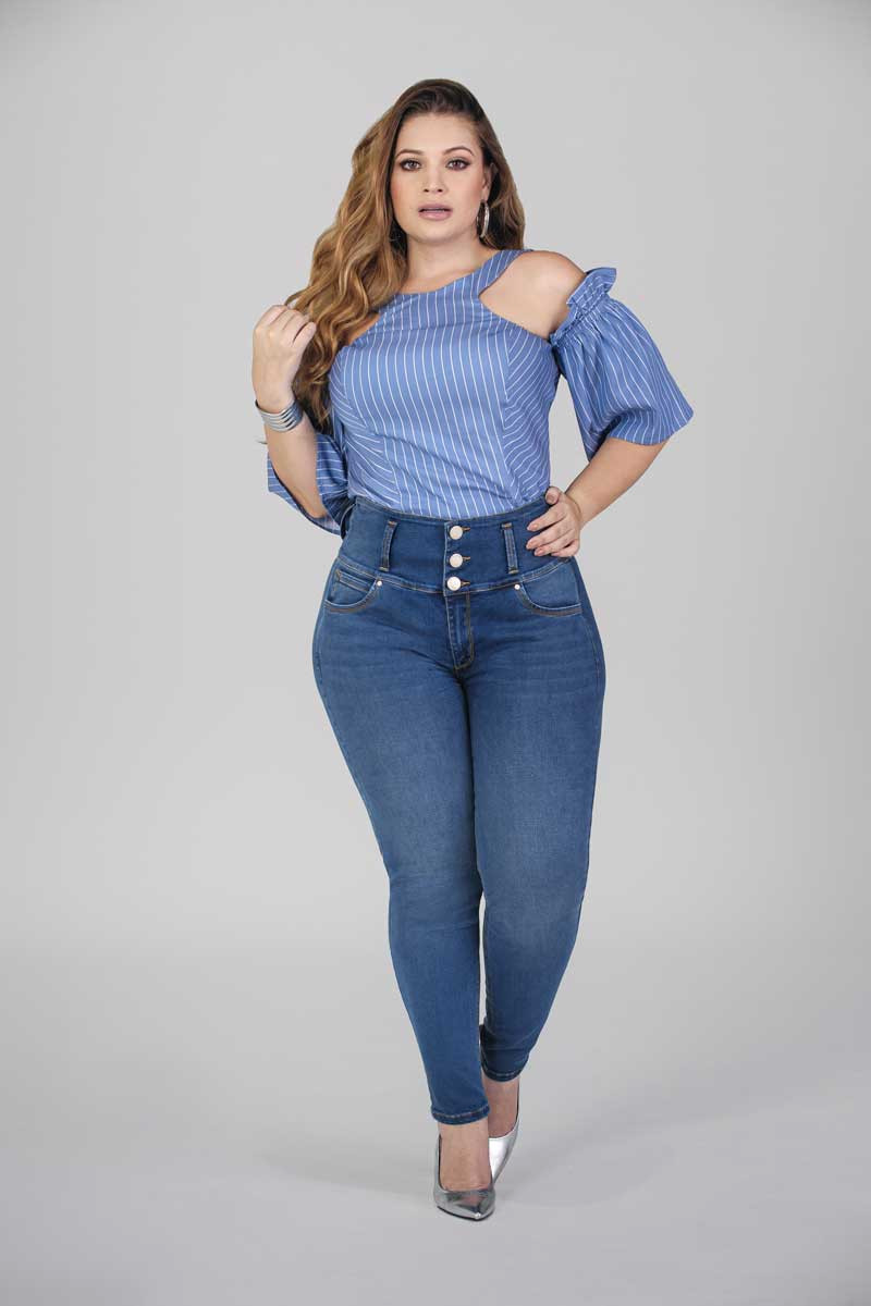 Tummy Control, Push Up Plus Size Jean