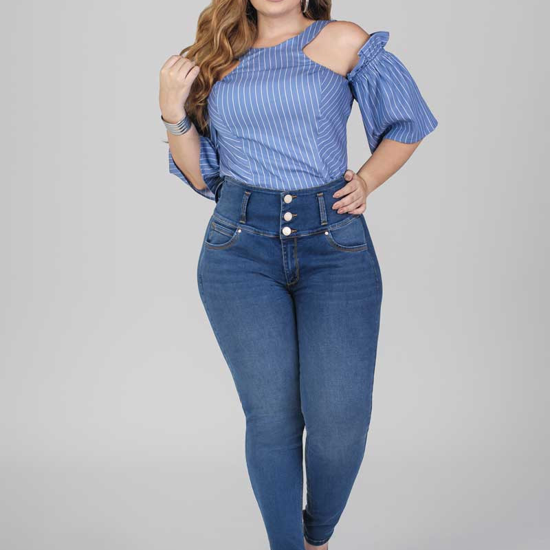 Tummy Control, Push Up Plus Size Jean
